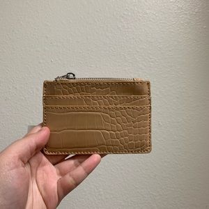 CARDHOLDER - SOFT CAMEL TEXTURE